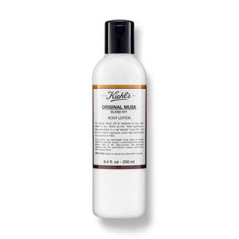 kiehl's original musk body lotion.